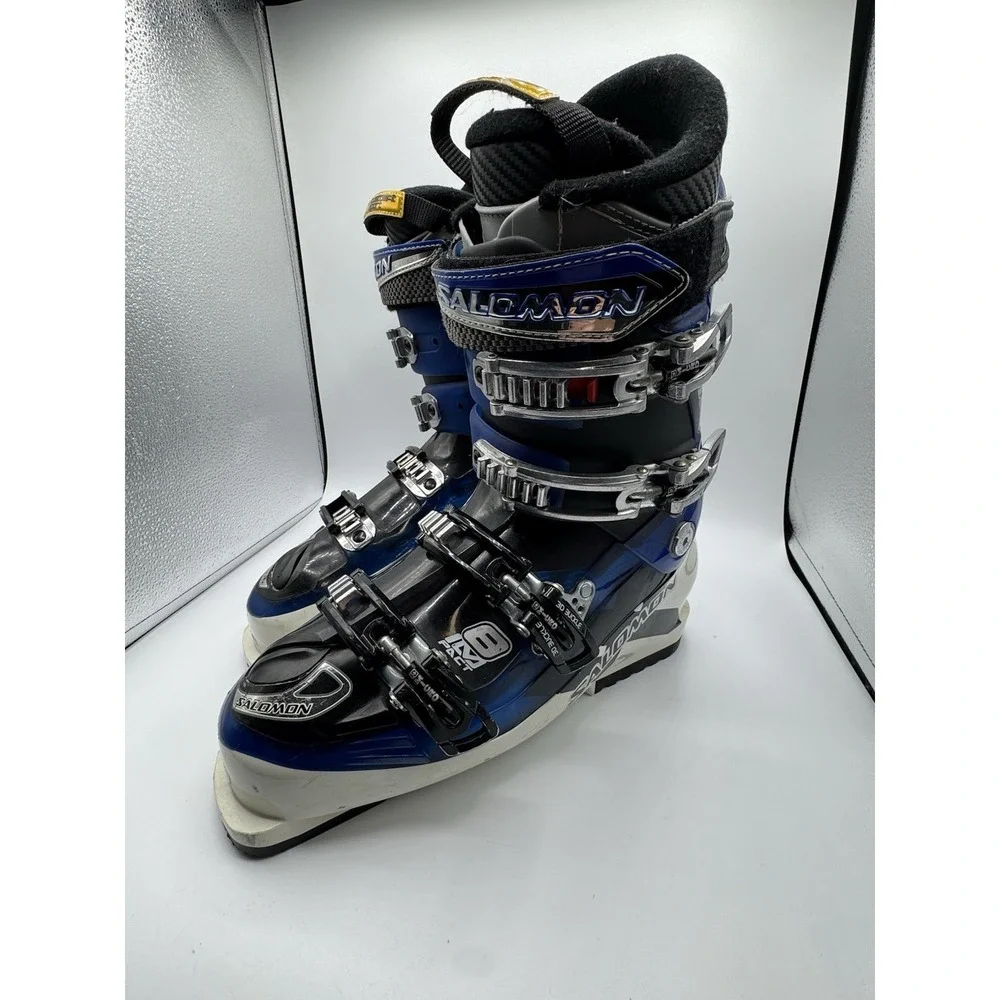 salomon energyzer 90 ski boots Men's X PRO R90 Performance customizable fit features Salomon Ski Boots Blue Black